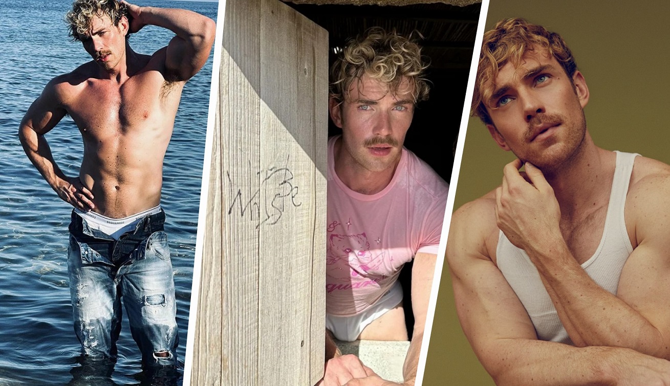 Zane Phillips modelando para Dsquared2 - Zona Gay