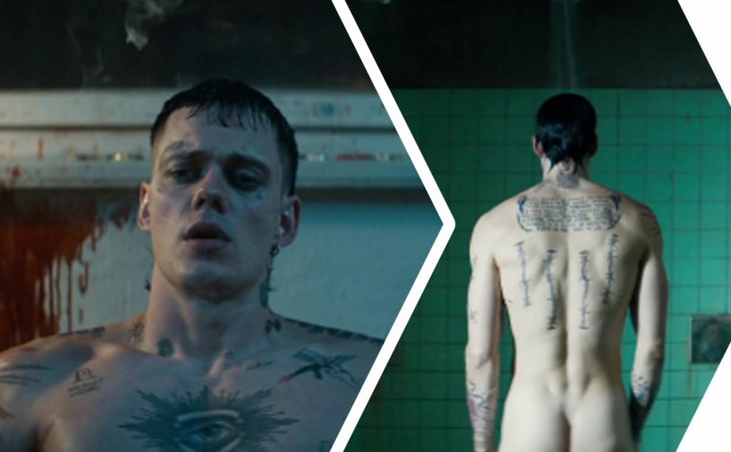 Bill Skarsgard desnudo en The Crow