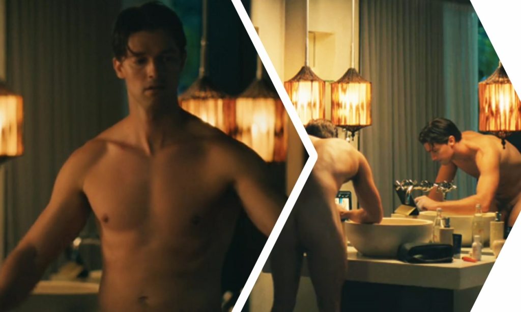 ¡Genética de Infarto! Patrick Schwarzenegger desnudo en The White Lotus